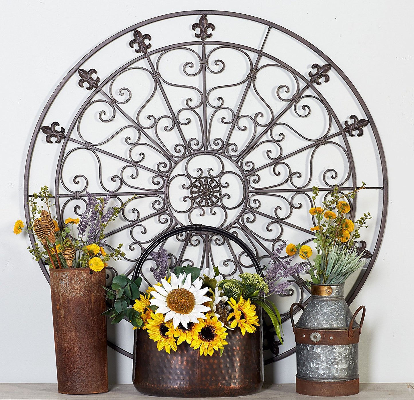 Metal Medallion Wall Decor